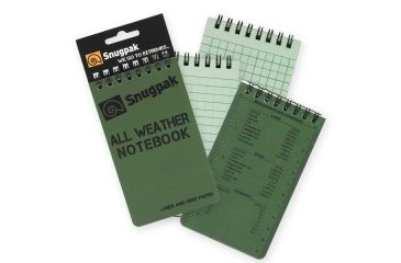 Image of SnugPak All Weather Notebooks Small Olive SP97370