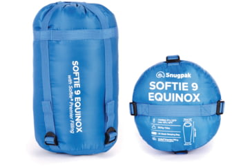 Image of SnugPak Softie 9 Equinox Sleeping Bag, Right, Green, 91030