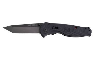 Image of SOG Knives TFSAT-8 Flash II - Tanto Black TiNi Straight Folding Knife