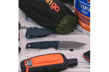 Image of SOG Specialty Knives &amp; Tools Altair FX Fixed Blade Knives, 3.7in, Straight Edge, CRYO KRUPP 4116 Steel, Clip Point, Black, GRN / TPU Handle, Black, SOG-17-79-01-57