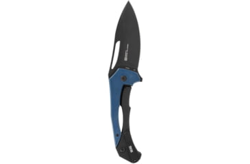 Image of SOG Knives &amp; Tools, Bulwark FLK, Folding Knife, 3.5in, D2 Steel, Drop Point Blade, Blue/Black Handle, 14-24-01-57