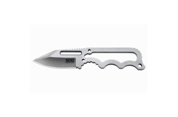Image of SOG Specialty Knives &amp; Tools Instinct Mini Knive - Slim Peg Box, Straight 5Cr15MoV Steel 1.9in Blade, Stainless Steel Handle NB10012820