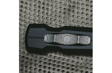 Image of SOG Specialty Knives &amp; Tools Pentagon Blackout OTF Automatic Folding Knife, 3.75in, S35VN Stainless, Spear Point Blade, Black TiNi, Black Aluminum Handle, 15-61-01-57