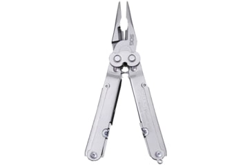 Image of SOG Specialty Knives &amp; Tools PowerLock Multiool Scissors w/ Nylon Sheath, Satin Finish, Silver, SOG-S60N-CP