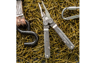 Image of SOG Specialty Knives &amp; Tools PowerLock Multiool Scissors w/ Nylon Sheath, Satin Finish, Silver, SOG-S60N-CP