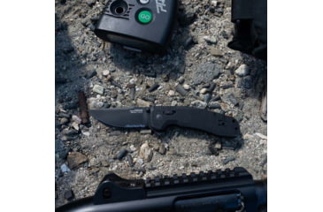 Image of SOG Specialty Knives &amp; Tools -tac Xr Blackout Partially Serrated - 12-38-03-41
