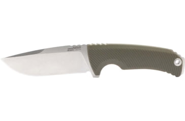 Image of SOG Specialty Knives &amp; Tools TELLUS FX Knife, 4.2in, CRYO 440C Stainless Steel, Full Tang, Fixed Blade, Glass-Reinforced Nylon Handle, Olive Drab, 17-06-01-43