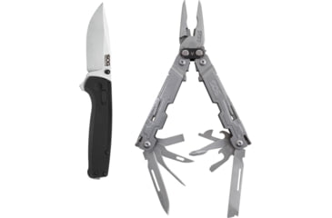 Image of SOG Specialty Knives &amp; Tools Terminus XR/PowerAccess Folding Knife, 4in Closed, 3in Satin D2 Tool Steel Blade, Black G10 Handle, 99-99-24-45