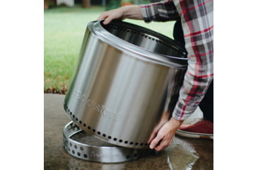 Image of Solo Stove Bonfire Stand, Stainless Steel, Medium, Bon-stand
