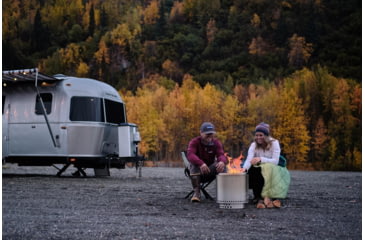 Image of Solo Stove Ranger, Shelter And Stand, Stainless Steel, SSRAN-SD-2.0+SHELTER