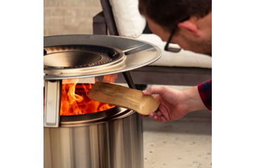 Image of Solo Stove Yukon Heat Deflector, Stainless Steel, Medium, SSYUK-27-DEFLECTOR