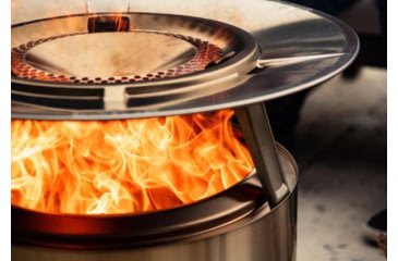 Image of Solo Stove Yukon Heat Deflector, Stainless Steel, Medium, SSYUK-27-DEFLECTOR