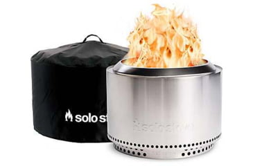 Image of Solo Stove Yukon, Shelter And Stand, Stainless Steel, SSYUK-SD-27-2.0+SHELTER