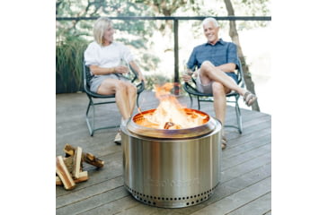 Image of Solo Stove Yukon Stand, Stainless Steel, Large, Yuk-Stand-27