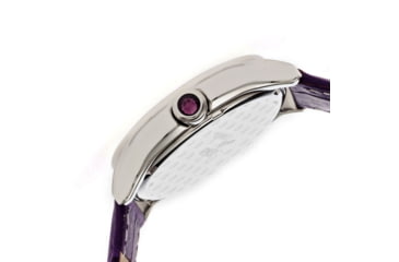Image of Sophie And Freda Monaco MOP Swiss Watch - Women's, 38 mm Silver Case, Purple Dial, Purple Strap, SAFSF2704