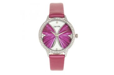Image of Sophie And Freda Rio Grande Leather-Band w/ Swarovski Crystals, Silver/Fuchsia, One Size, SAFSF4602