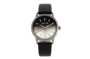 Image of Sophie And Freda San Diego Leather-Band Watch, Black, One Size, SAFSF5101