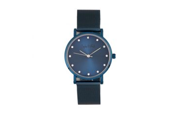 Image of Sophie and Freda Mesh Bracelet Watch w/Swarovski Crystals, Blue, SAFSF4204