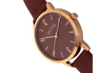 Image of Sophie And Freda Vancouver Leather-Band Watch, Brown, One Size, SAFSF4906