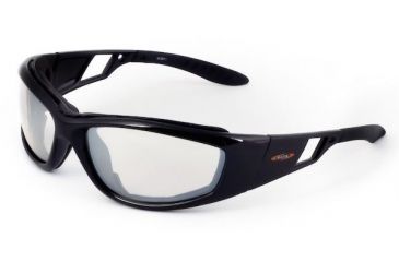 Image of Sos Gripz Riders / Cryptic Sunglasses, Frame - Shiny Black Tr-90 / Lens - Pc Z87.1, Clear-fm