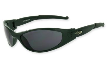 Image of SOS Wraps / G-force Sunglasses, Frame - Hunter Green, Lens - PC Smoke