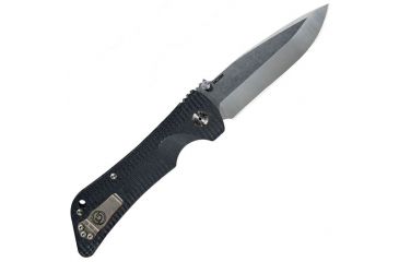 Image of Southern Grind Bad Monkey Folding Drop Point with G10 Handle, Tumbled Satin Blade/Black G10 Handle, Blade Length 4in SG03030001
