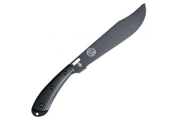 Image of Southern Grind G2 Fixed Blade Machete w/ Black Kydex Sheath, Textured Black Powdercoat Blade/Custom G10 Handle, Overall Length 16.625in SG01070701