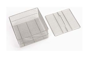 Image of SP Industries Accessories for Vertical, Undercounter, and Freestanding/Mobile Glassware Washers, National N0601-864 Baskets Open Basket, With Handles And Retainer Top, Half-Rack Size