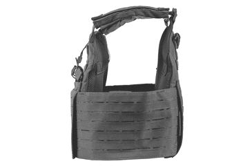 Image of Spartan Armor Systems AR550 Level III+ Medium ESAPI Achilles Package, 9.5in x 12.5in, Single-Curved, Encapsaloc, Black, SAAR55095x125SHSCFCPKGACBK