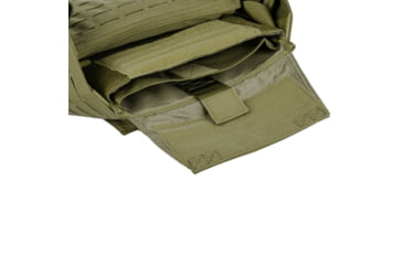 Image of Spartan Armor Systems AR550 Level III+ Medium ESAPI Achilles Package, 9.5in x 12.5in, Single-Curved, Encapsaloc, OD Green, SAAR55095x125SHSCFCPKGACOD