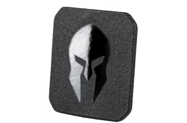 Image of Spartan Armor Systems AR550 Level III+ Medium ESAPI Achilles Package, 9.5in x 12.5in, Single-Curved, Encapsaloc, Black, SAAR55095x125SHSCFCPKGACBK