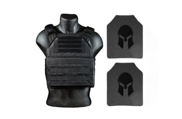 Image of Spartan Armor Systems AR500 Omega Body Armor Bcs Plate Carrier And Body Armor Platform Single Curve, Base Coat, Coyote Tan, Medium-Extra Large SAS-PKG500-BCS-CT-KIT
