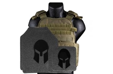 Image of Spartan Armor Systems Armor/condor Mopc Plate Carrier And Omega AR500 Body Armor Platform Single Curve, Base Coat, OD Green, Medium-2XL SAS-PKG500-MOPC-OD-KIT