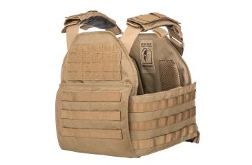 Image of Spartan Armor Systems Armor Systems AR550 Level III+ Body Armor And 10x12 Sentinel Plate Carrier Package, Coyote Brown, Medium-Extra Large, P55-STNL1012-CB-kit