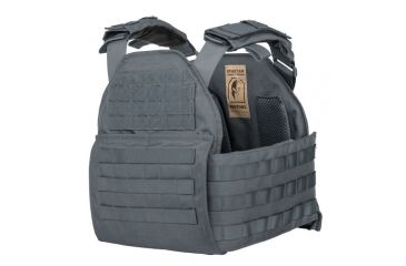 Image of Spartan Armor Systems Armor Systems AR550 Level III+ Body Armor And 10x12 Sentinel Plate Carrier Package, Wolf Gray, Medium-Extra Large, P55-STNL1012-WG-kit