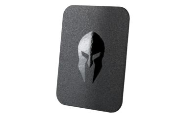 Image of Spartan Armor Systems Backpack Armor - Spartan Armor Systems Armaply AR650 Steel Core Armor Panel, Black, 10x13, SAS-AR6501013R, SAS-AR6501013R