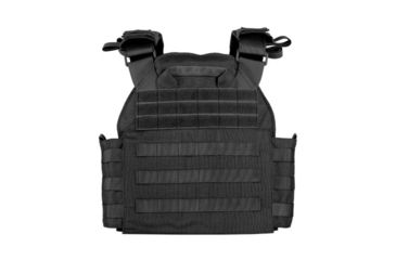 Image of Spartan Armor Systems Level III+ AR550 Certified Plates and Sentinel Plate Carrier Package, Black, Adjustable, SAS-AR550PKG-STNL-FC-BK-KIT, SAS-AR550PKG-STNL-FC-BK-KIT
