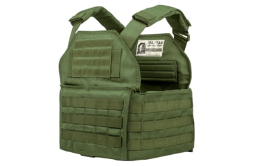 Image of Spartan Armor Systems Shooters Cut And Omega AR500 Body Armor Package, Small/Extra Large, OD Green, Adjustable, SA-AR500PKG-SHPC-OD-SP