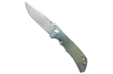 Image of Spartan Blades Spartan Blades Harsey Folder Frame Lock Knife Blue Titanium 3.8" Stonewash, Blue, CPM MagnaCut, adult, BHQ-227072