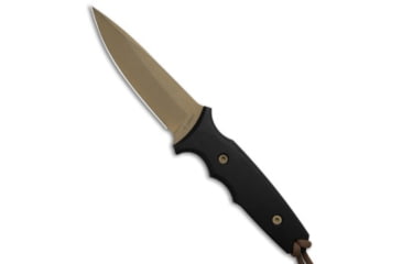 Image of Spartan Blades Spartan Blades Harsey TT Fixed Blade Knife Black Micarta 4.5" FDE, Black, CPM S45VN, adult, BHQ-91487