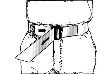 Image of Spec-Ops Better BDU Belt (Reg.), 1.5 BK - Black