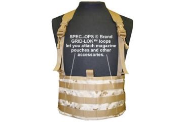 Image of Spec-Ops Modular Chest Rig Cargo Vest - Digital Desert Camo