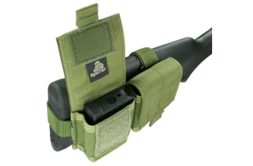 Image of Specter Gear 2/10 Mini-14/30 Buttstock Mag Pouch, Holds 2, 10 round Magazines, Rear Adapter Provided, Black, 913 BLK