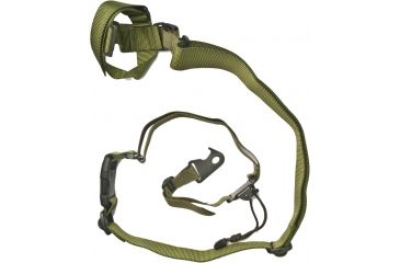 Image of Specter Gear 2 Point Tactical Sling, Mossberg 500, Ambidextrous, w/ ERB - OD Green