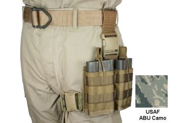 Image of Specter Gear 20 rd. 7.62 x 51mm NATO 2 Magazine Rapid Reload Tactical Thigh Rig,USAF ABU Camo 741 ABU