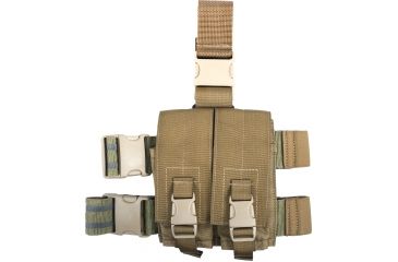 Image of Specter Gear AR-15/M-16 Two 30 Rd Magazine Tactical Thigh Rig - Coyote