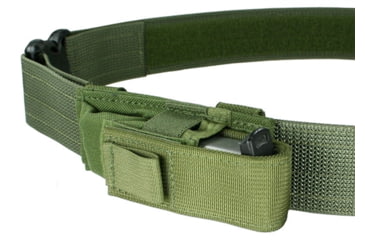 Image of Specter Gear Belt Mounted Single Universal Pistol Magazine Pouch, Cross Draw, Fits 2in Duty and Tactical Belts, OD Green, 993 OD