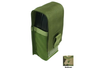 Image of Specter Gear MOLLE Compatible Double Ruger Mini-30 20-Round 7.62x39mm Magazine Flapped Mag Pouch, MultiCam, 1196 MULT