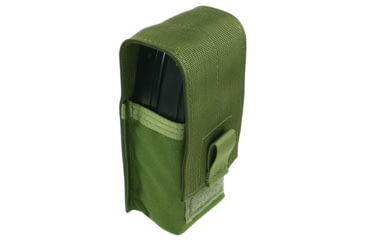 Image of Specter Gear MOLLE Compatible Double Ruger Mini-30 20-Round 7.62x39mm Magazine Flapped Mag Pouch, OD Green, 1196 OD