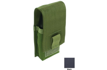 Image of Specter Gear MOLLE Compatible Single Ruger Mini-30 20-Round 7.62x39mm Magazine Flapped Mag Pouch, Black, 1195 BLK